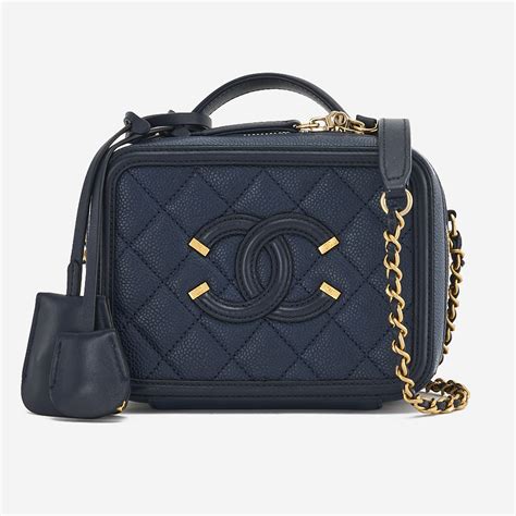 tas chanel vanity case small caviar|Vanity Cases & Makeup Bags .